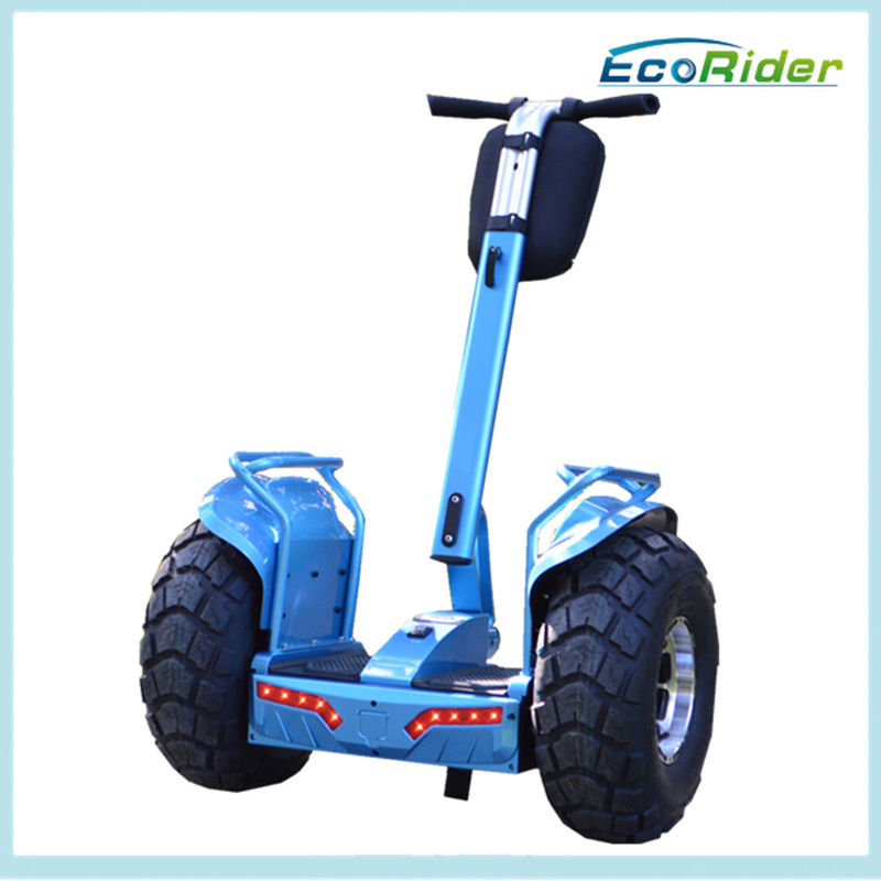 Blue Self Balancing Electric Scooter 4000W Off Road Esoii Model Back Light Alarm