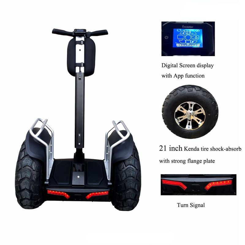 Fashionable 2 Wheel Electric Stand Up Scooter With 2pcs Samsung Battery