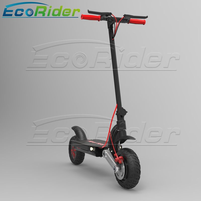 EcoRider Foldable Electric Scooter Aluminium Alloy 2 Wheel Off Road 48v 1000w Self Balancing