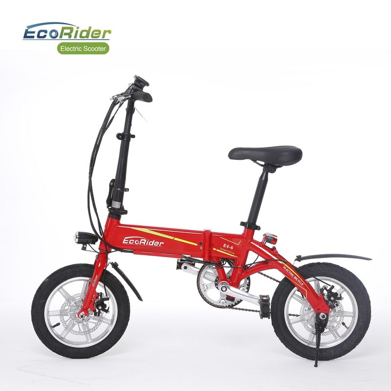36V 250W Brushless Motor Foldable Electric Bike With Aluminium Alloy