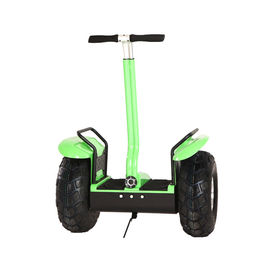 Standing 2 Wheel Electric Scooter Green / Self Balancing Transporter Brush DC Motor