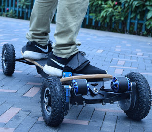 Portable Self Balance 4 Wheel Skateboard For Adult , Two Brushless Motor