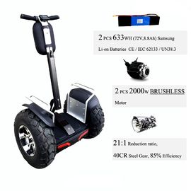 21 Inch Tire 4000W Brushless Segway Electric Scooter With Double Battery System