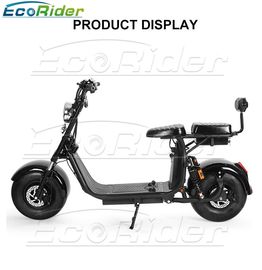 Harley 2 Wheel Electric Scooter 1500w big motor and double 60v 20ah lithium battery citycoco