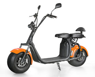 EcoRider 18inch fat tire 1500w 60v 12ah 2 Wheel Electric Scooter with double seat and EEC Certificate