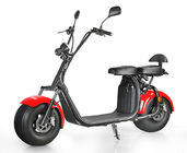 EcoRider 18inch fat tire 1500w 60v 12ah 2 Wheel Electric Scooter with double seat and EEC Certificate