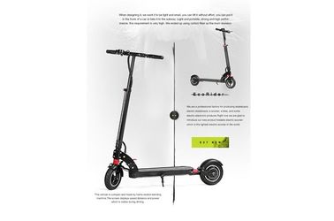 Max Speed 23Km/H Mini Foldable Electric Scooter With 10.4Ah Lithium Battery