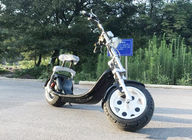 EcoRider 1000W 60V 10ah Big solid tire Two Wheel Electric Motorcycle Scooter Citycoco With front lamp and speedmeter
