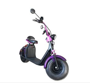 Regarchable Lithium Ion Electric Two Wheel Scooter 1500W 60V 12Ah 20Ah