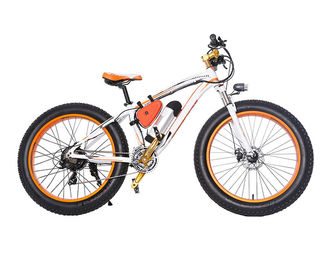 Off Road 2 Wheel Electric Bike Outdoor 26“ Tires Electric Snow Bike 48V