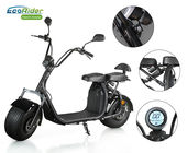 Two Wheeled Electric Scooters 60 Voltage Electric Motorcycle With Removable Lithium Battery