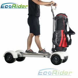 EcoRider Scooter Golf Bag Carrier 1000w Four Wheels 40-60KM Mileage Brushless DC Motor