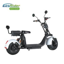 1000 W 2 Wheel Electric Scooter 12Ah 20Ah Double Rechargeable Battery 40km/h