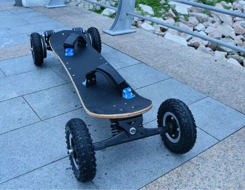 1800Watt Brushless Hoverboard Scooter , EcoRider Electric Skateboard Maple Deck