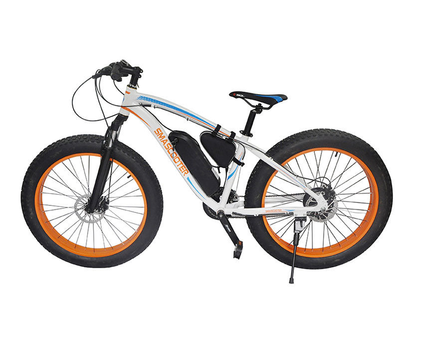 Off Road 2 Wheel Electric Bike Outdoor 26“ Tires Electric Snow Bike 48V