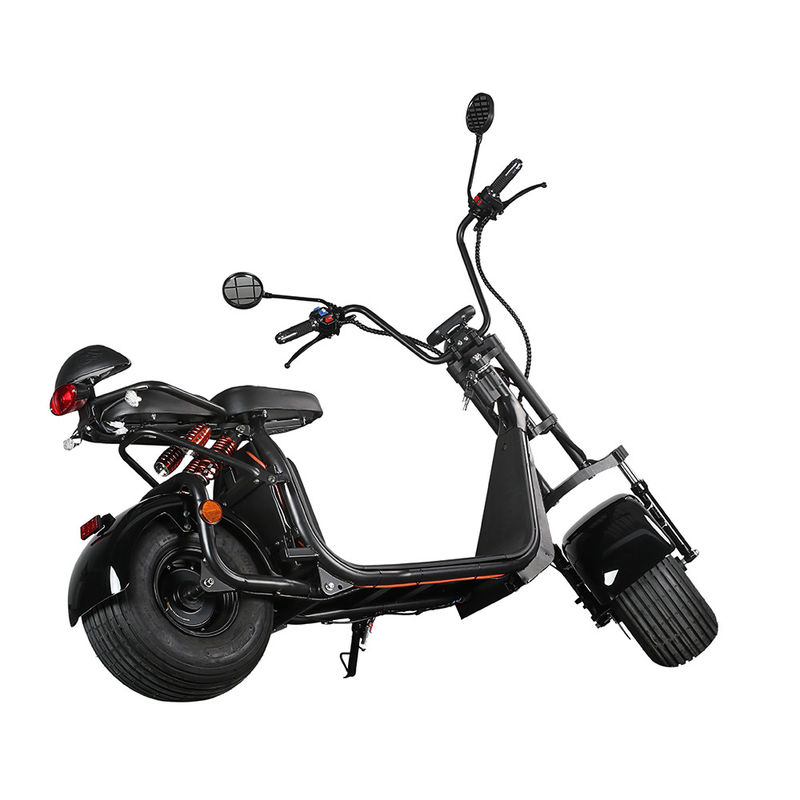 Ecorider 2 Wheel Electric Scooter 1500w EEC City Coco LED Turn Light With Fat Tire