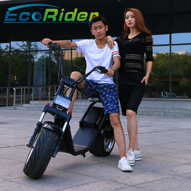 40-50KM/H 2 Wheel Electric Scooter With Big Wheels / Fashion City Scooter With Brushless Hub Motor supplier